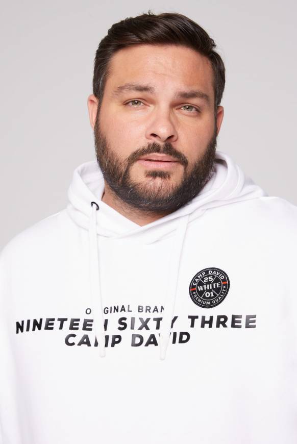 Soccx Hoodie mit Rubber Print opticwhite S Angebote
