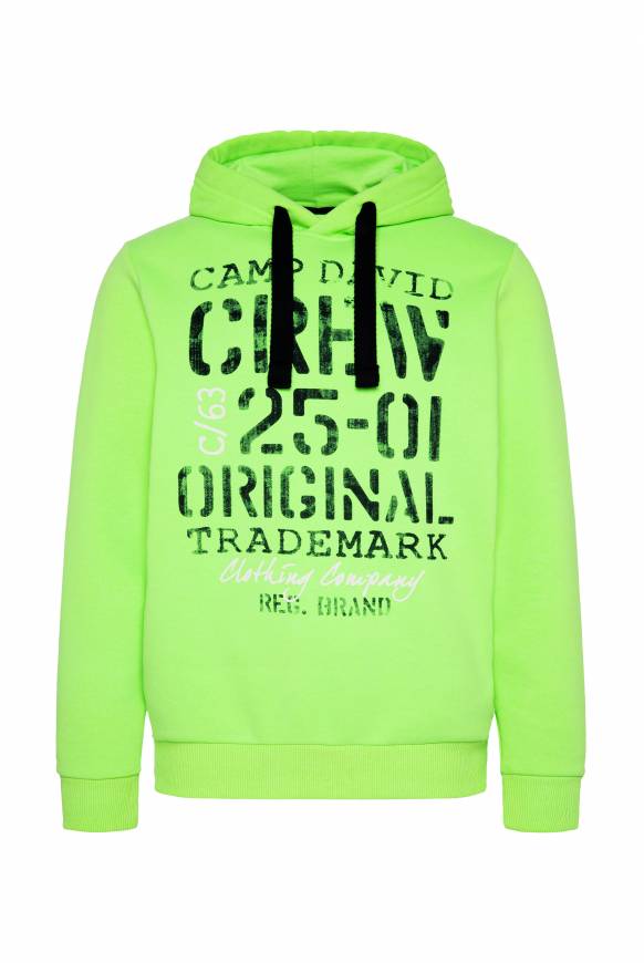 Soccx Kapuzensweatshirt mit Used Print neon green Meist gekauft