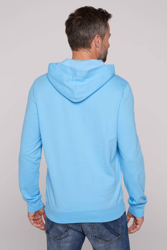 Soccx Hoodie mit Spray-Effekt-Artwork aqua Auslauf