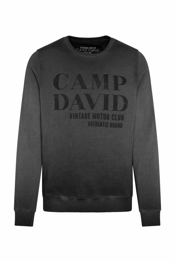 Soccx Sweatshirt mit Vintage Print black Fabrikverkauf