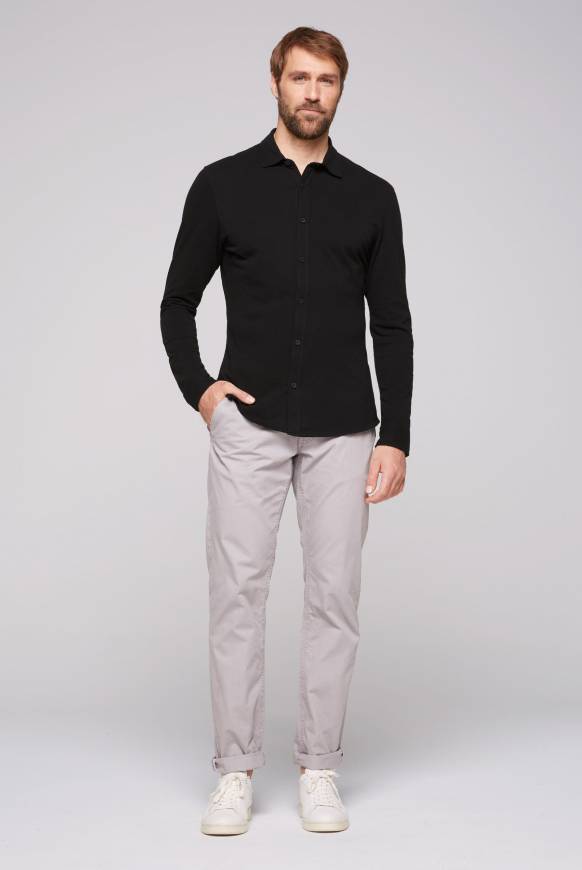 Soccx Oxford Langarmhemd black Online