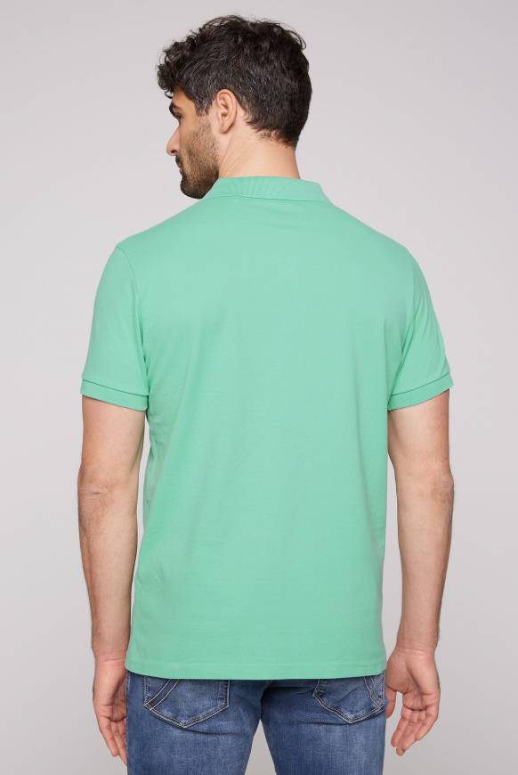 Soccx Pikee-Poloshirt mit Sailing Print sea green L Cyber Monday