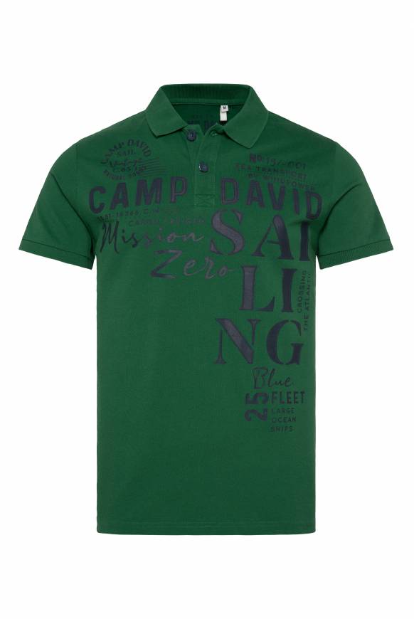 Soccx Pikee-Poloshirt mit Sailing Print raw green Weihnachtsangebot