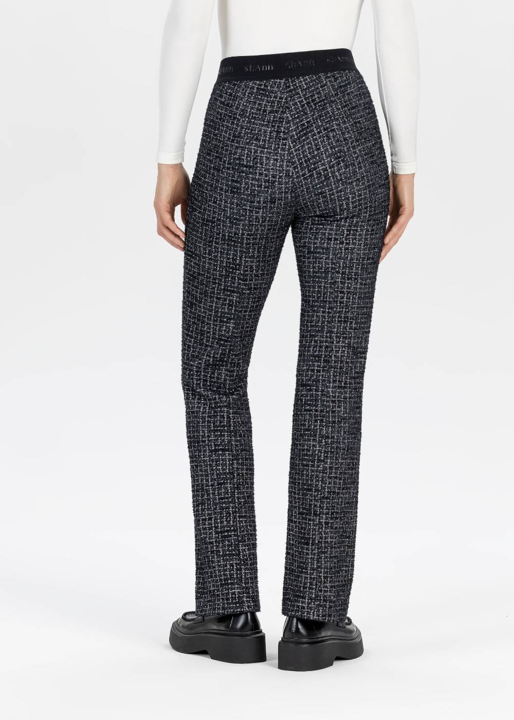 Stehmann Hose Pernille in Foiled Bouclé Qualität Meist gekauft