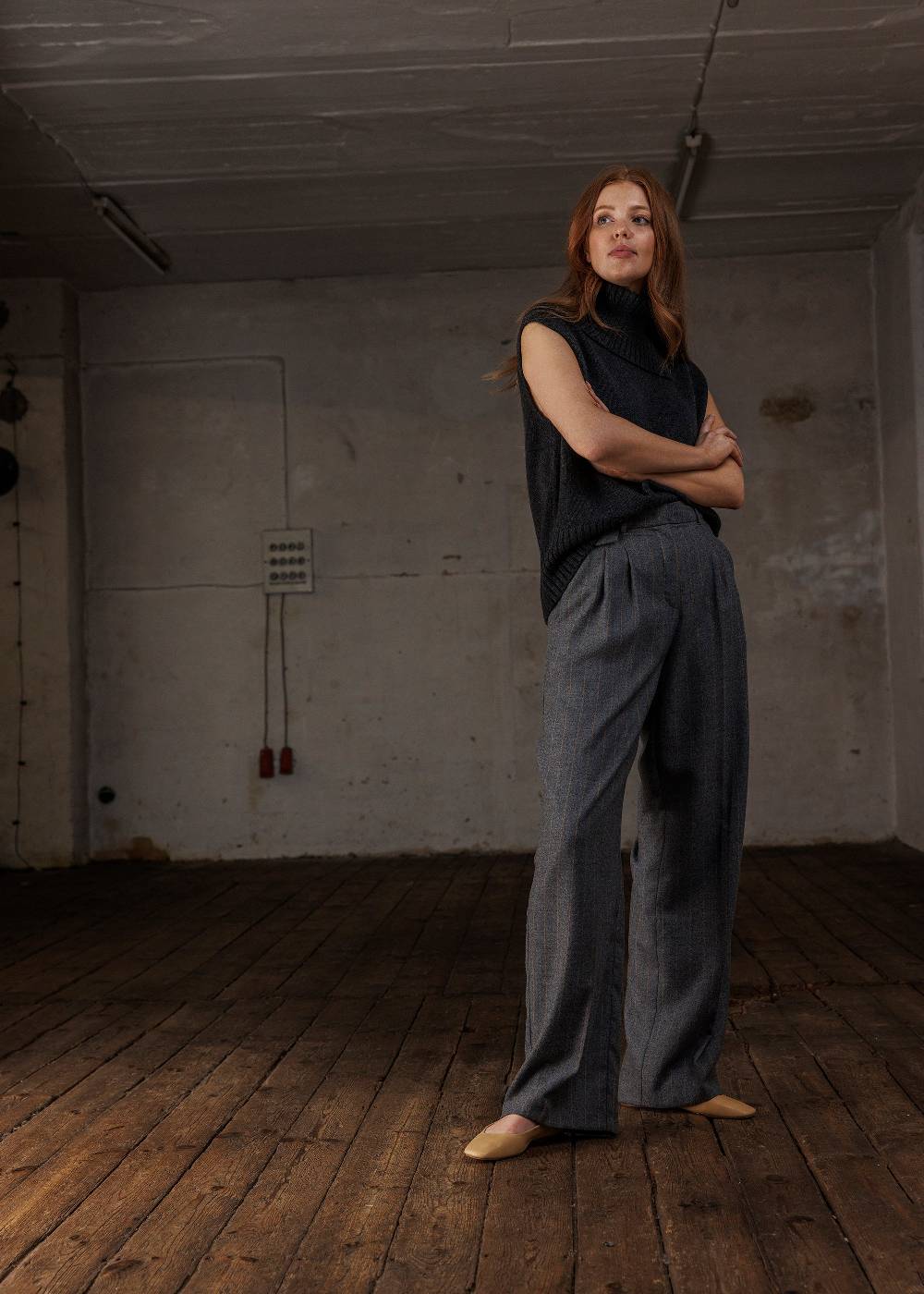 Stehmann Relaxed Hose Jeannie mit Nadelstreifen Auslauf