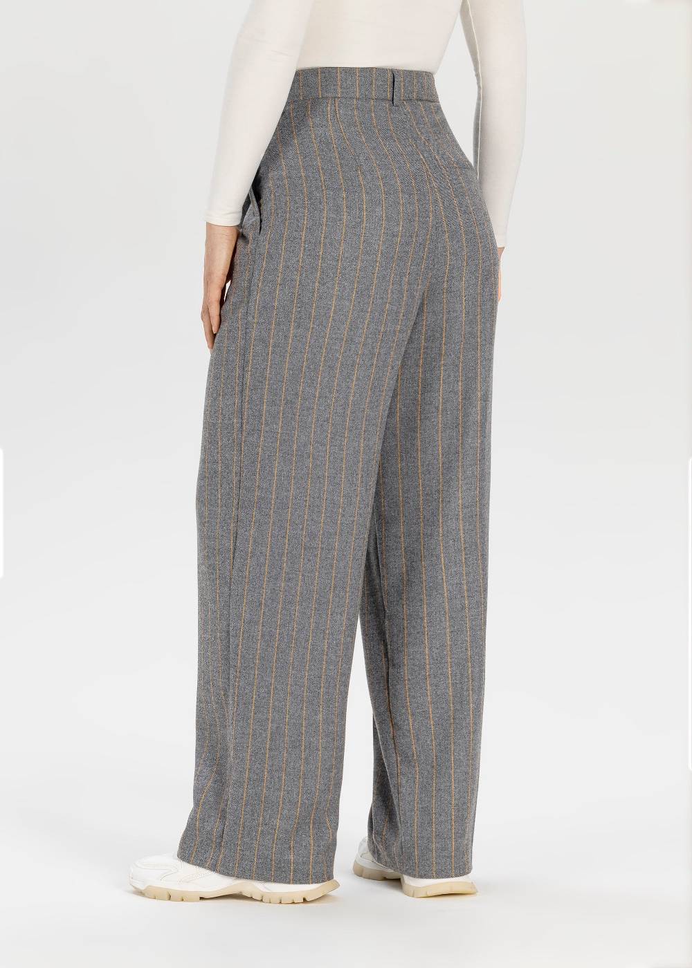 Stehmann Relaxed Hose Jeannie mit Nadelstreifen Auslauf
