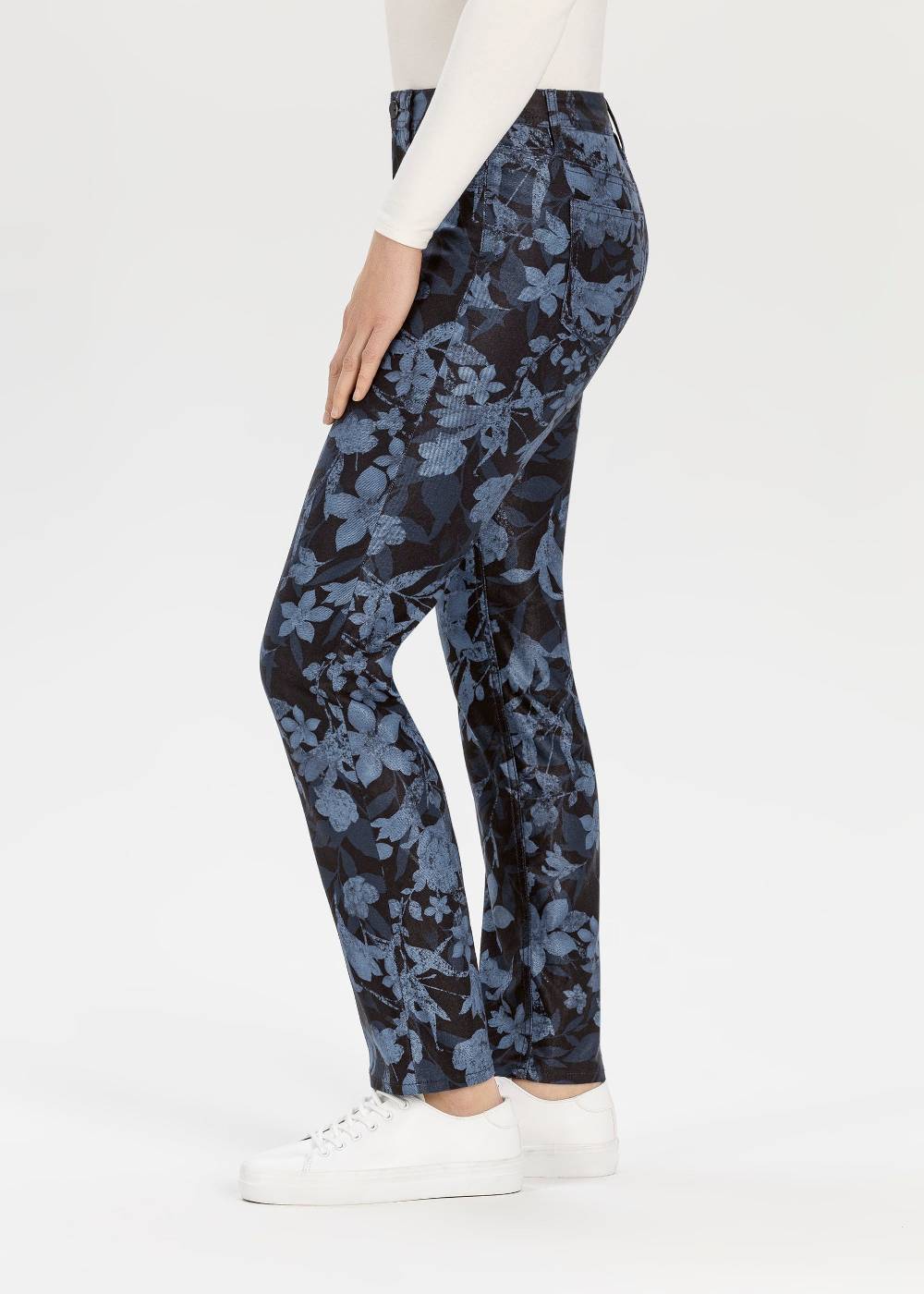 Stehmann 5-Pocket Mellina in Denim-Print Qualität im Angebot