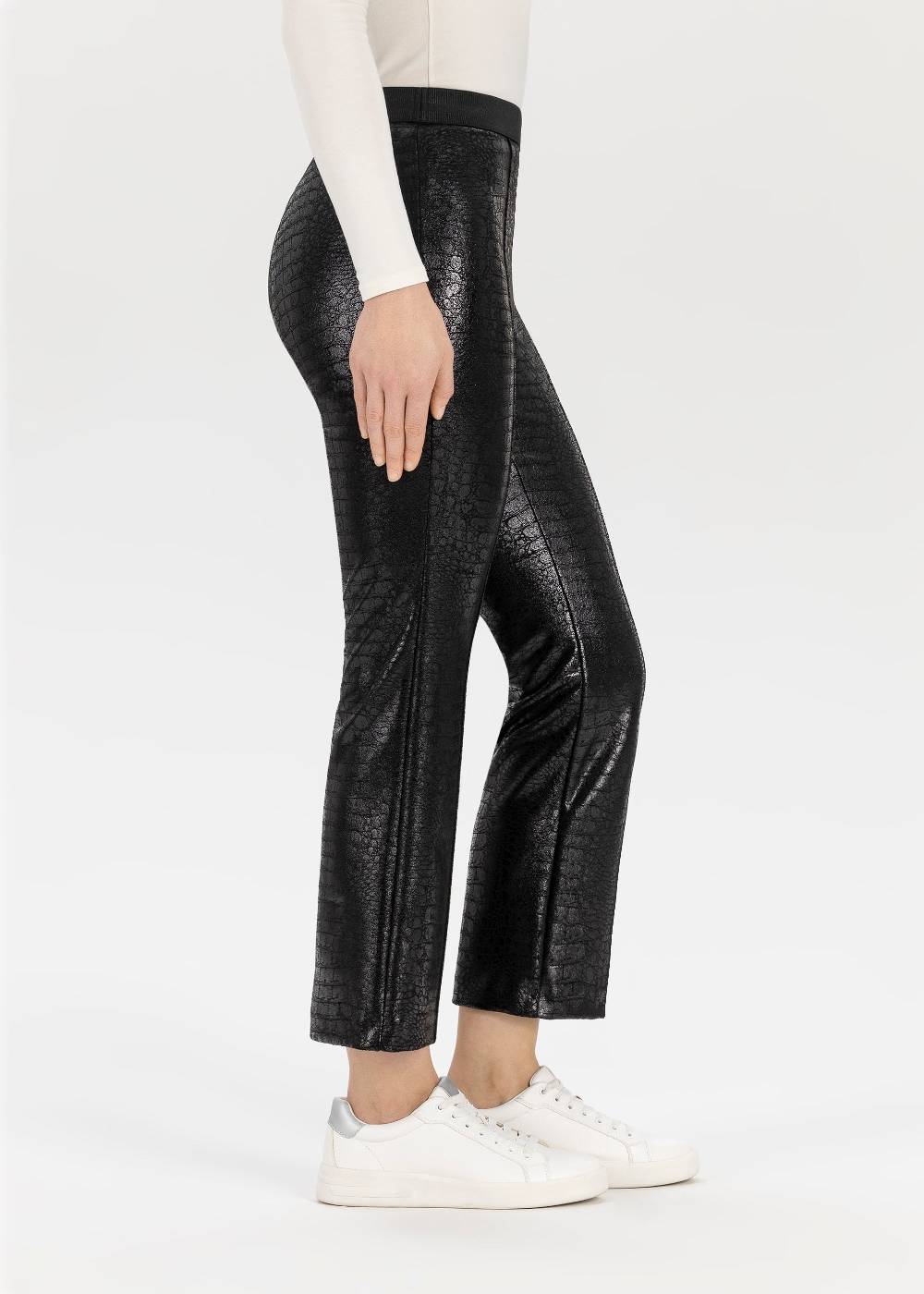 Stehmann 6/8-Hose Leni in Metallic Optik Angebote