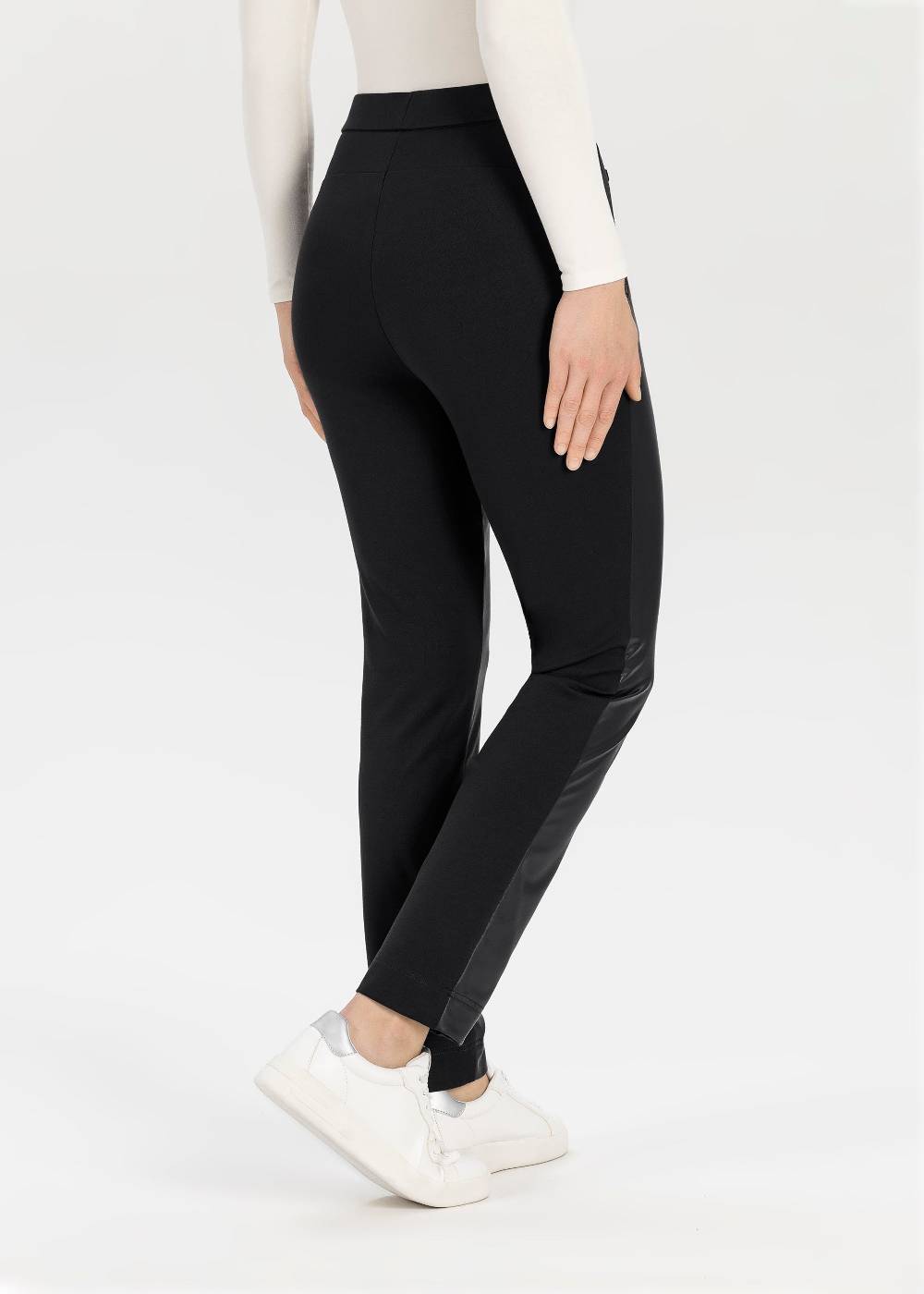 Stehmann Stretchhose Imilia mit Lederimitat Blitzverkäufe