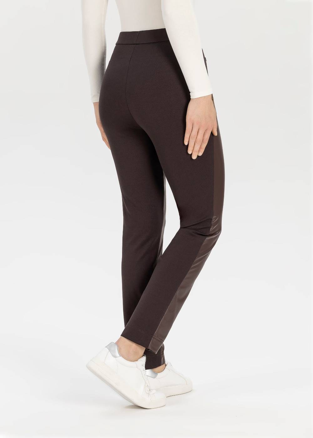 Stehmann Stretchhose Imilia mit Lederimitat Online