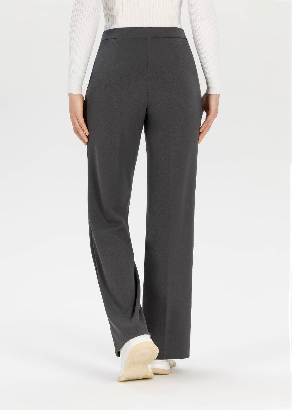 Stehmann Hose Hillda in Scuba Crepe mit weitem Bein Angebote