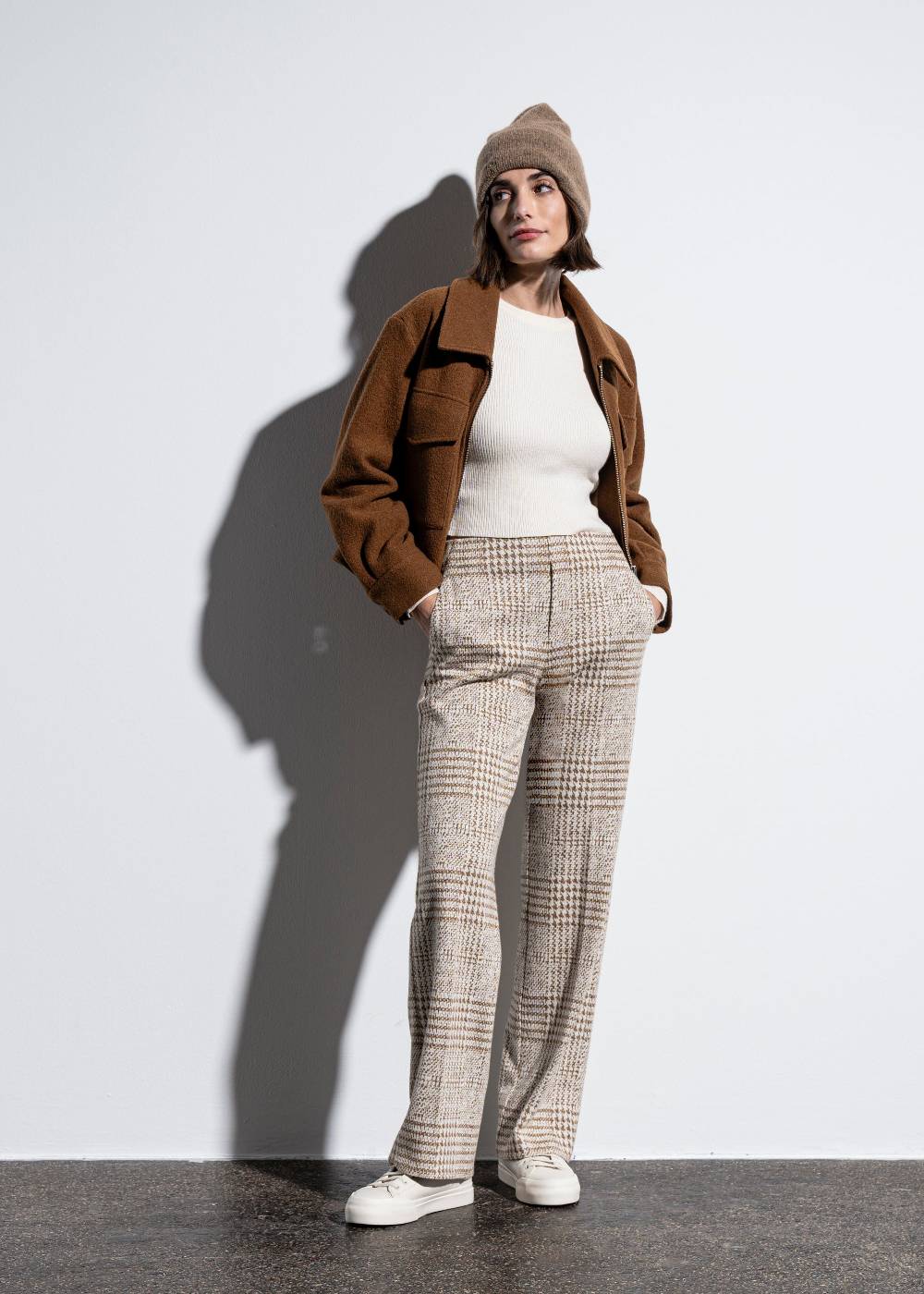 Stehmann Style Fenja in Glencheck Jersey Qualität Online