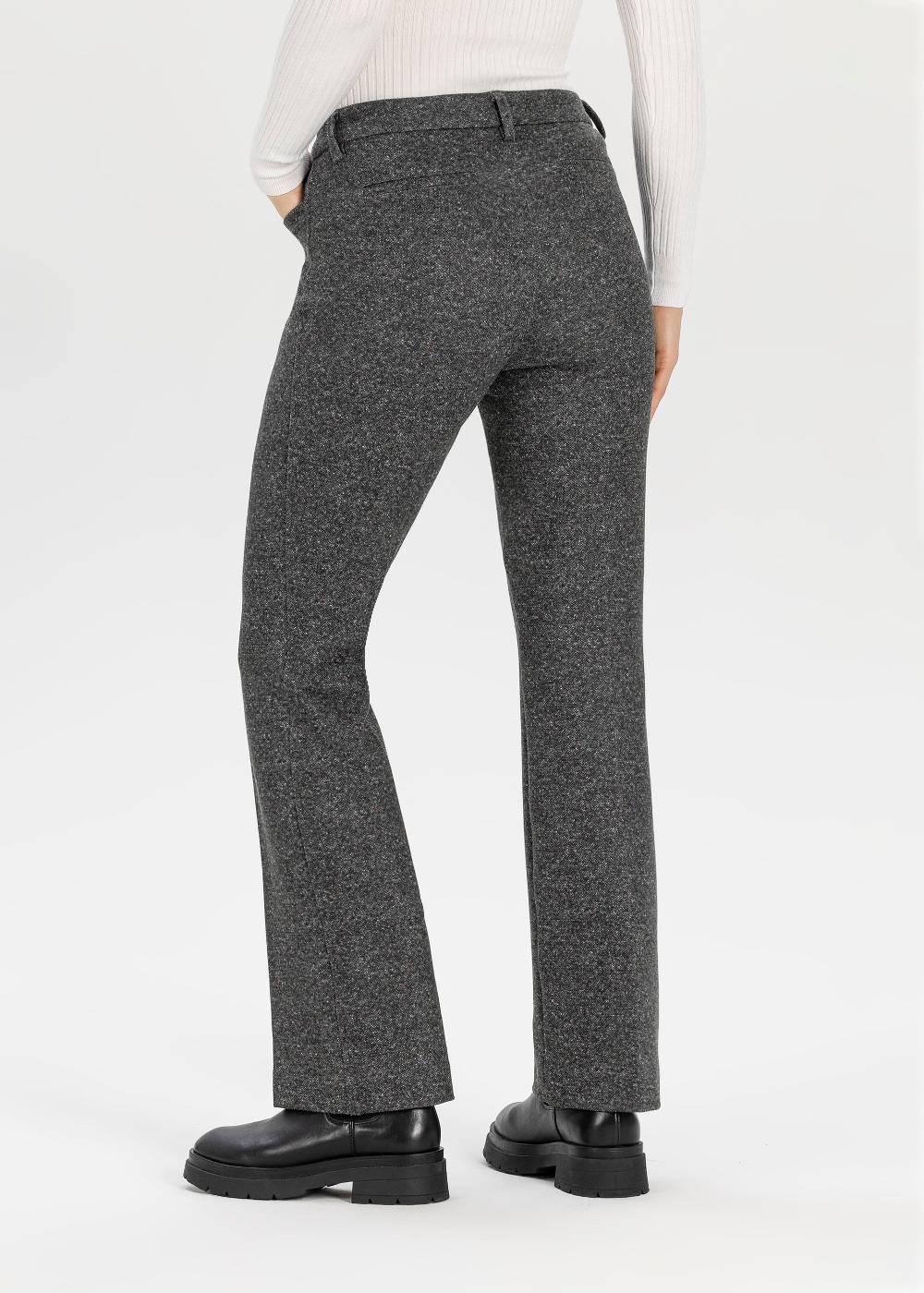 Stehmann Tweed Jerseyhose Editta mit geradem Bein Angebote