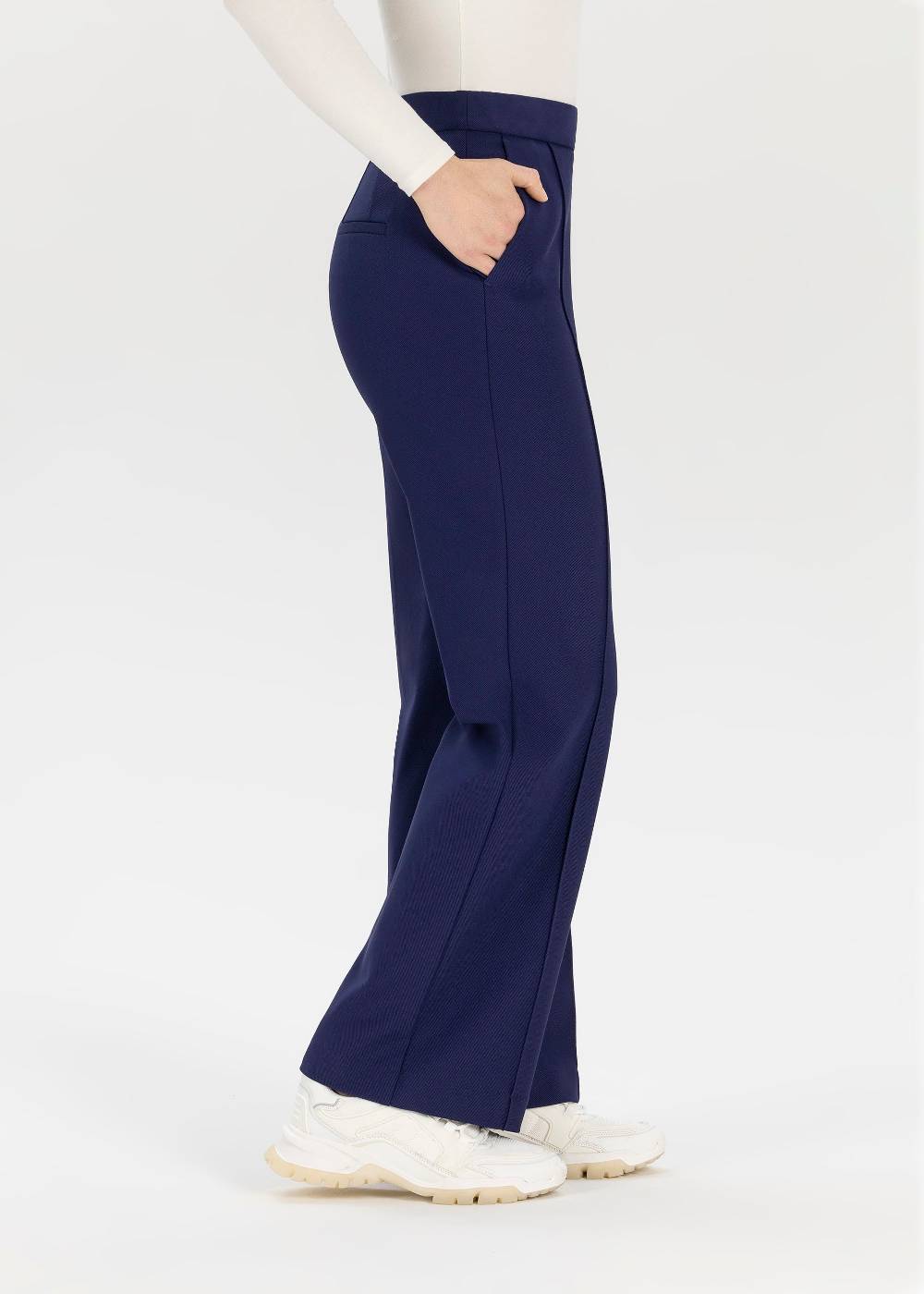 Stehmann Weite Hose Hellena in weichem Rib Jersey Angebote
