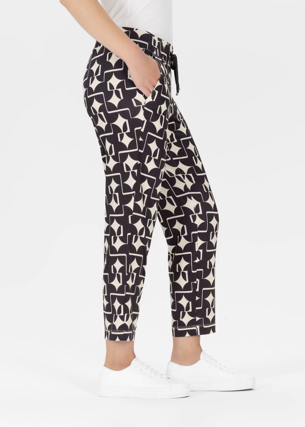 Stehmann 6/8-Jogpants Roxana in Bi-Stretch Jersey Auslauf