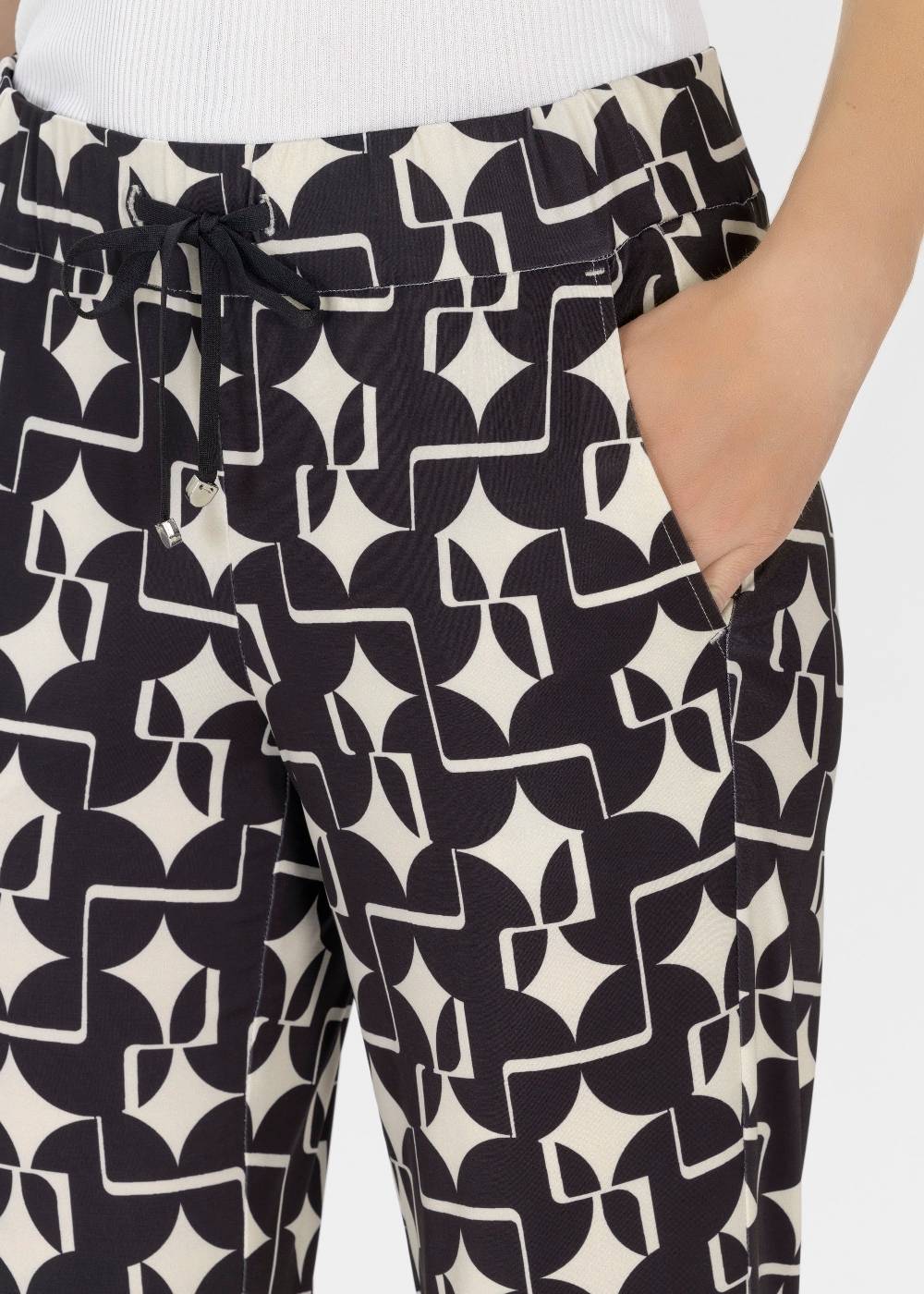 Stehmann 6/8-Jogpants Roxana in Bi-Stretch Jersey Auslauf