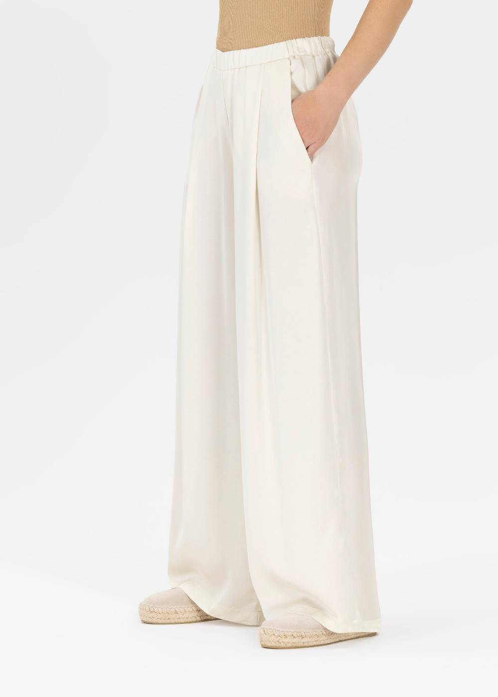 Stehmann Relaxed Hose Frencis in Satin Meist gekauft