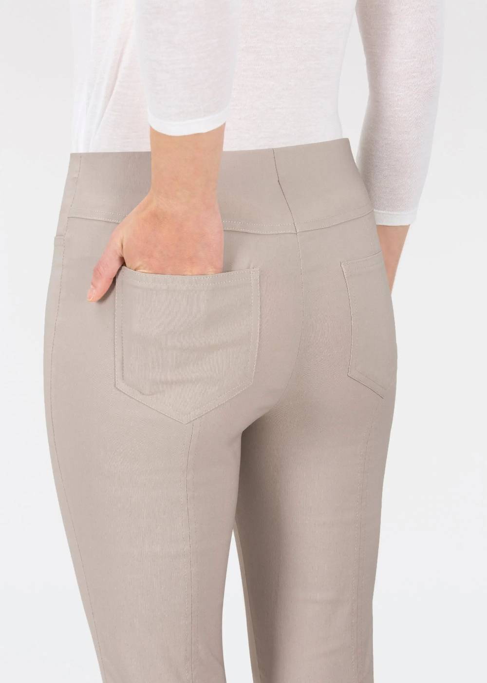 Stehmann 6/8-Hose Igor in stretchiger Bengaline Qualität Verkauf