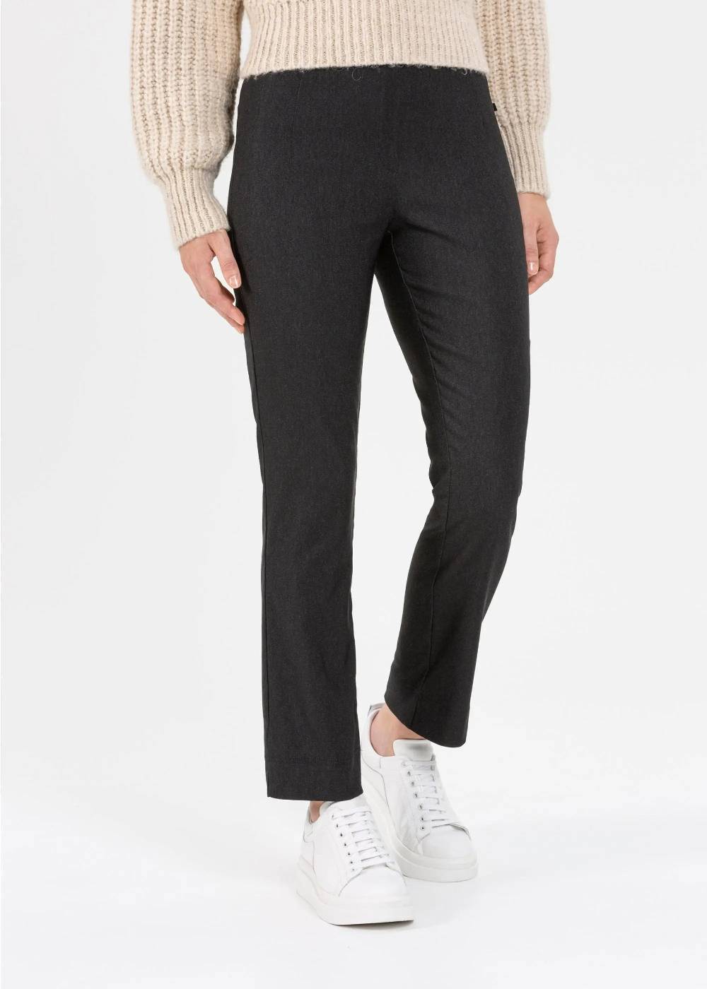 Stehmann Stretchhose Ina Melange in Knöchellänge Fabrikverkauf