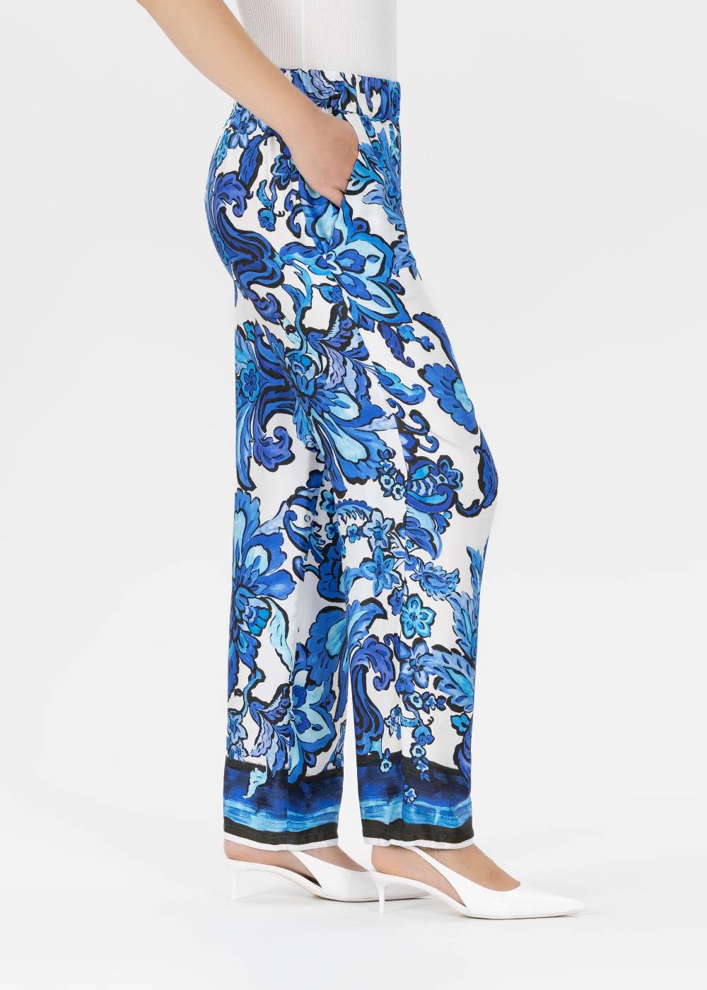 Stehmann 7/8-Hose Frauke mit Blumenprint Blitzverkäufe