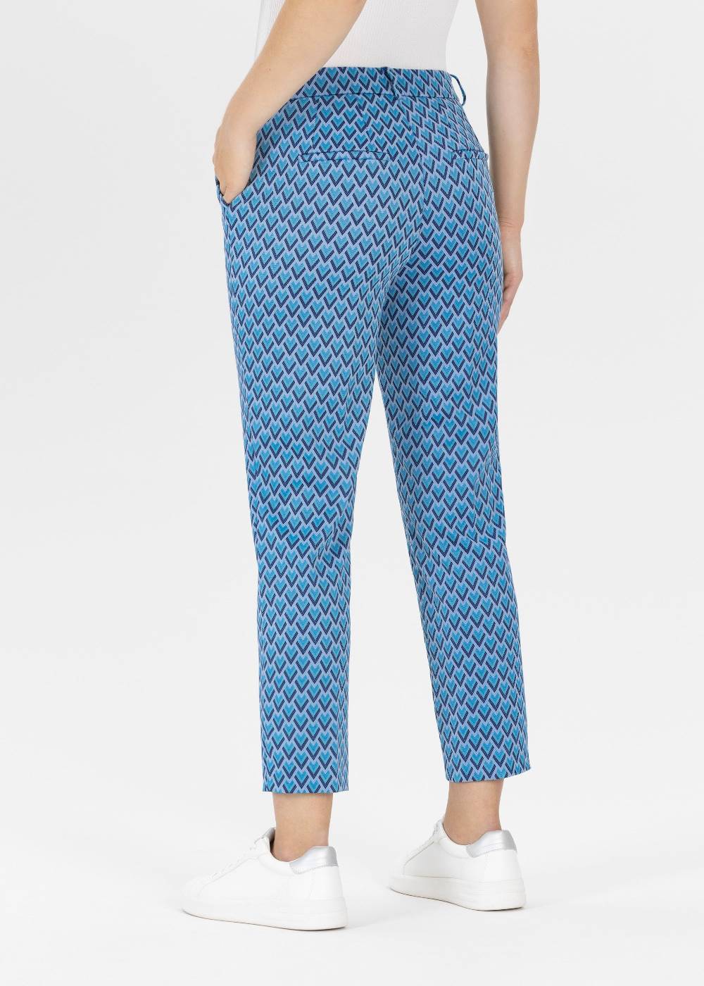 Stehmann 6/8-Hose Fluor in Triangle Jacquard Qualität Verkauf