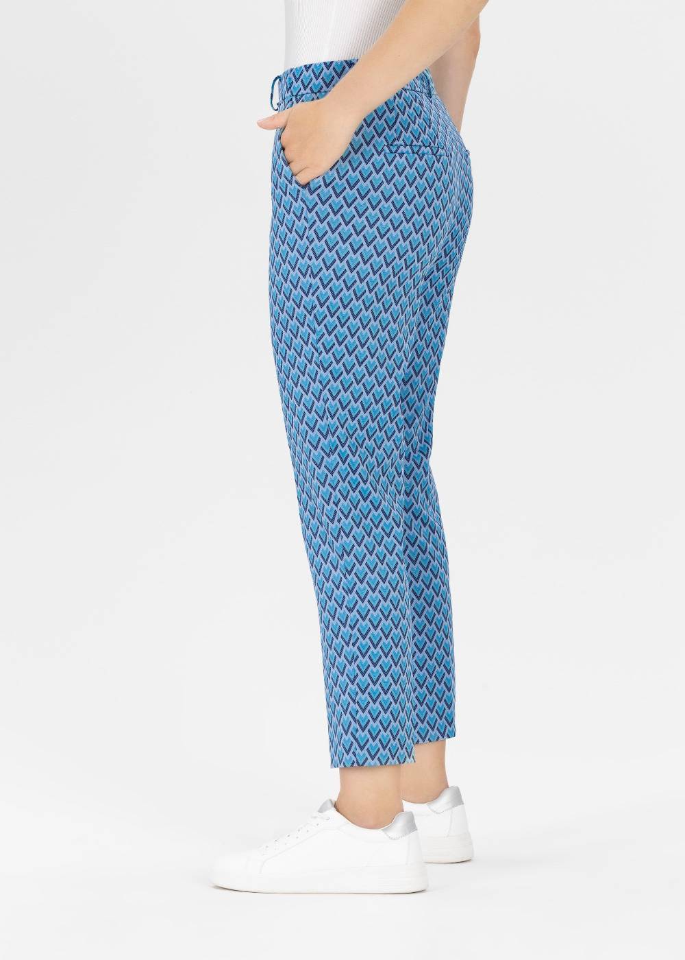 Stehmann 6/8-Hose Fluor in Triangle Jacquard Qualität Verkauf