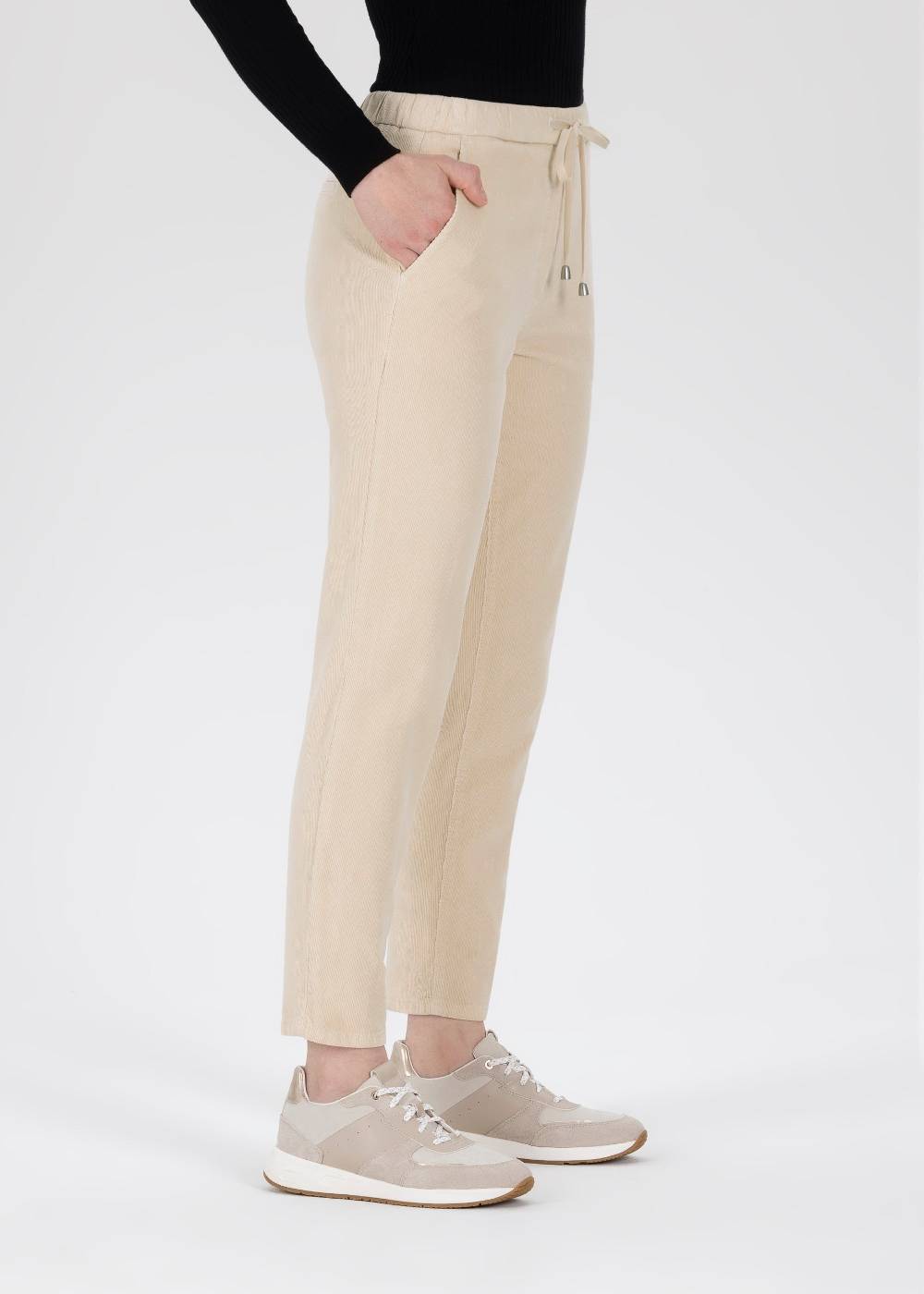 Stehmann Jogpants Messing in feinem Cord mit Bügelfalte Meist gekauft
