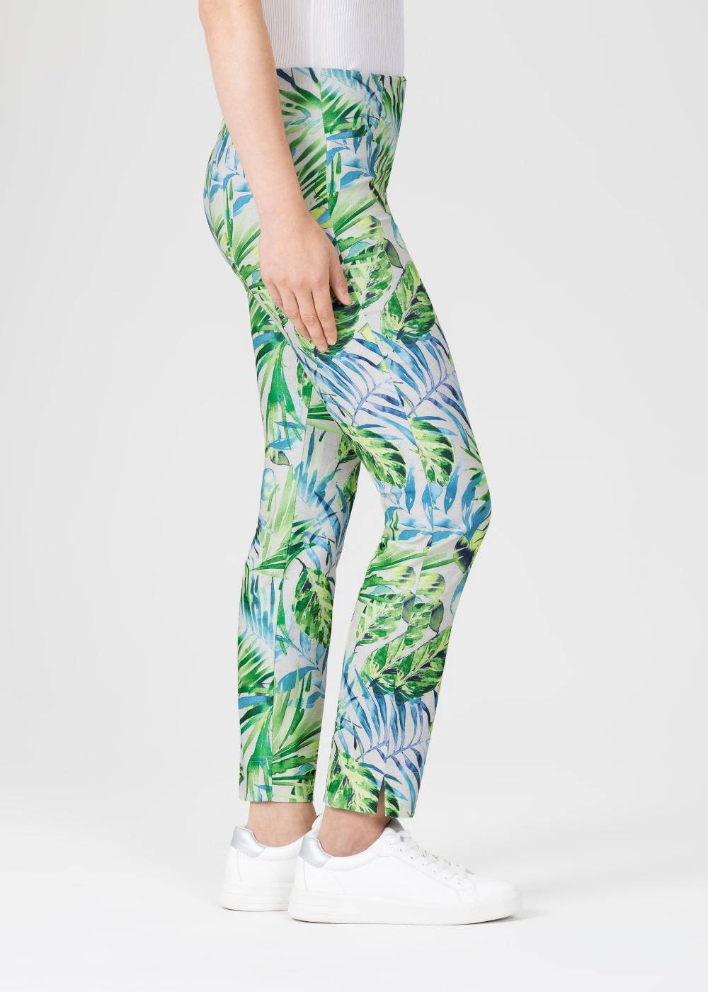 Stehmann Stretchhose Loli mit Print Fabrikverkauf