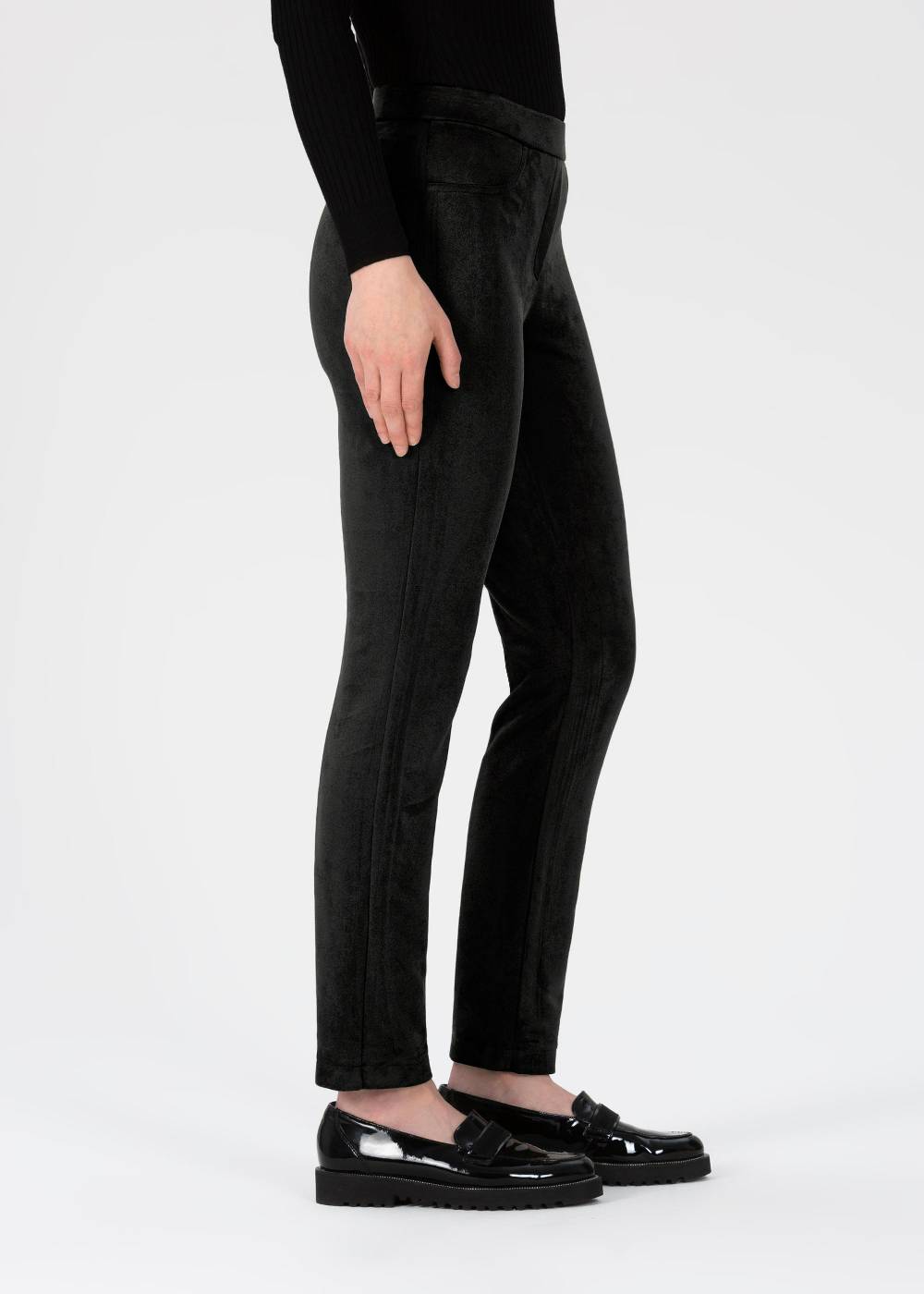 Stehmann Stretchhose Loli in Wildlederoptik Schlussverkauf