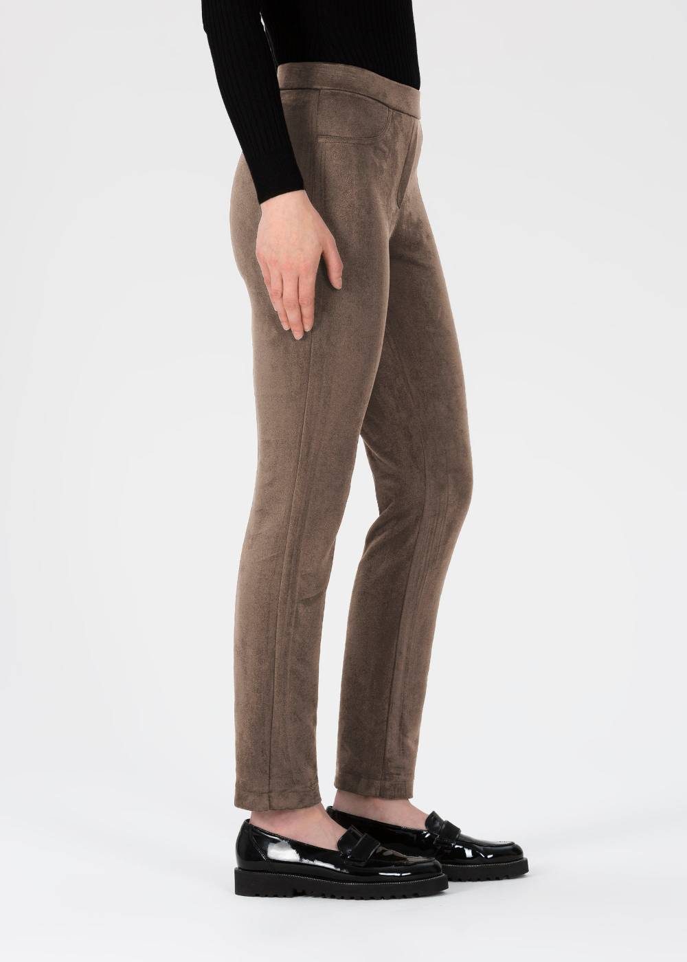 Stehmann Stretchhose Loli in Wildlederoptik Günstiger Verkauf