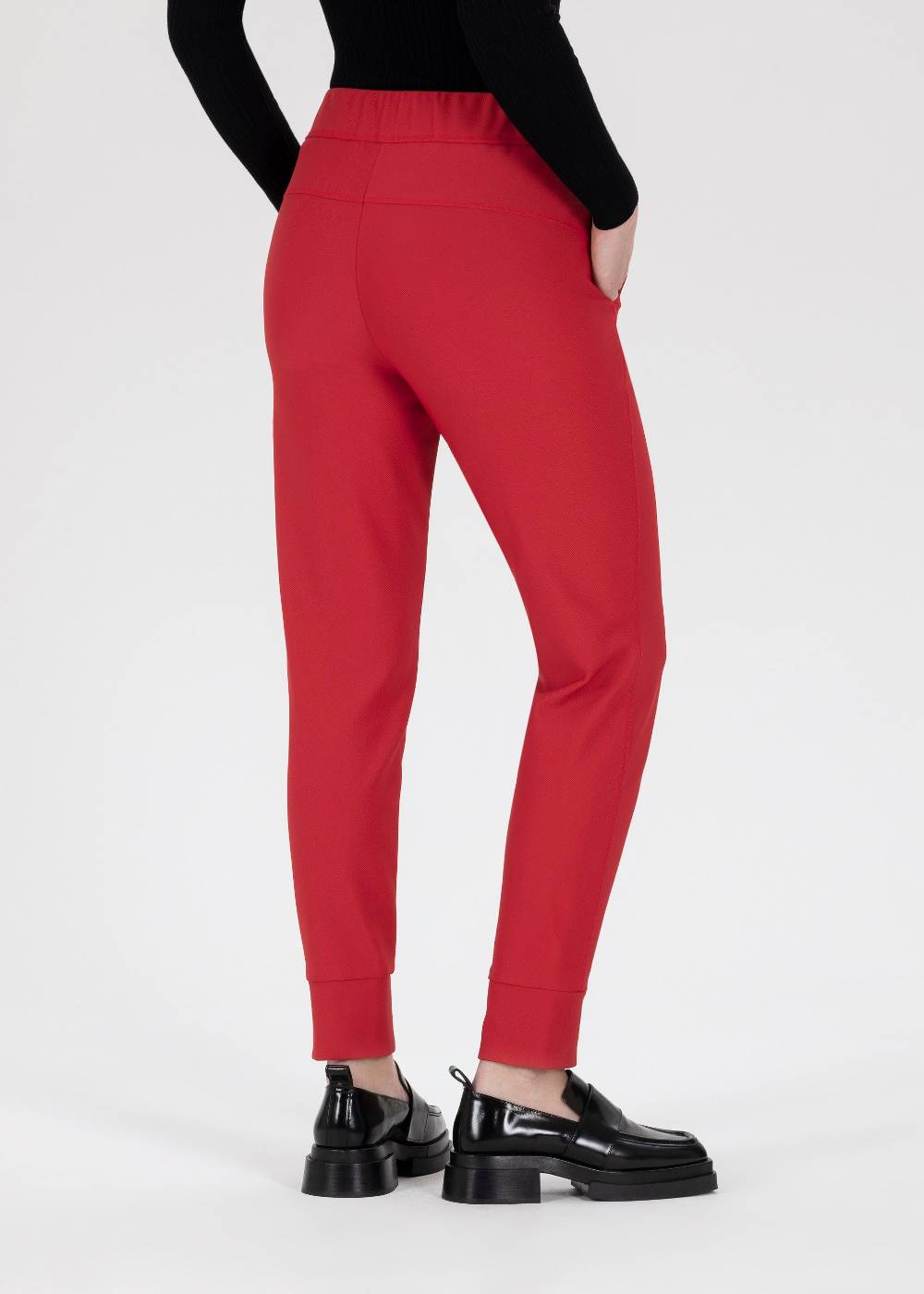 Stehmann Jogpants Roxana in weichem Diagonal Rib Jersey Outlet