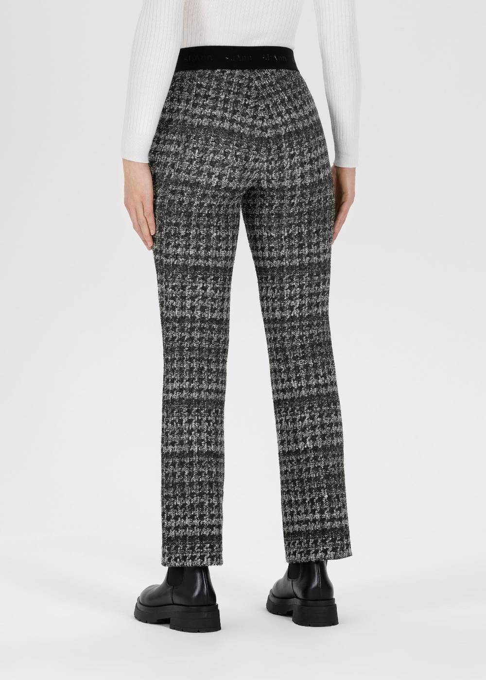 Stehmann 6/8-Hose Pernille in Bouclé Optik Auslauf