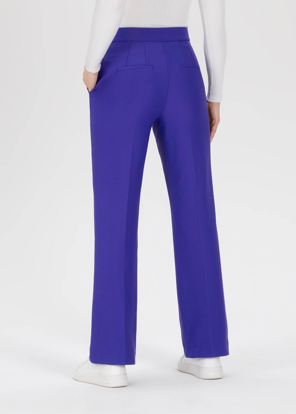 Stehmann Weite Hose Hellena in weichem Rib Jersey Fabrikverkauf
