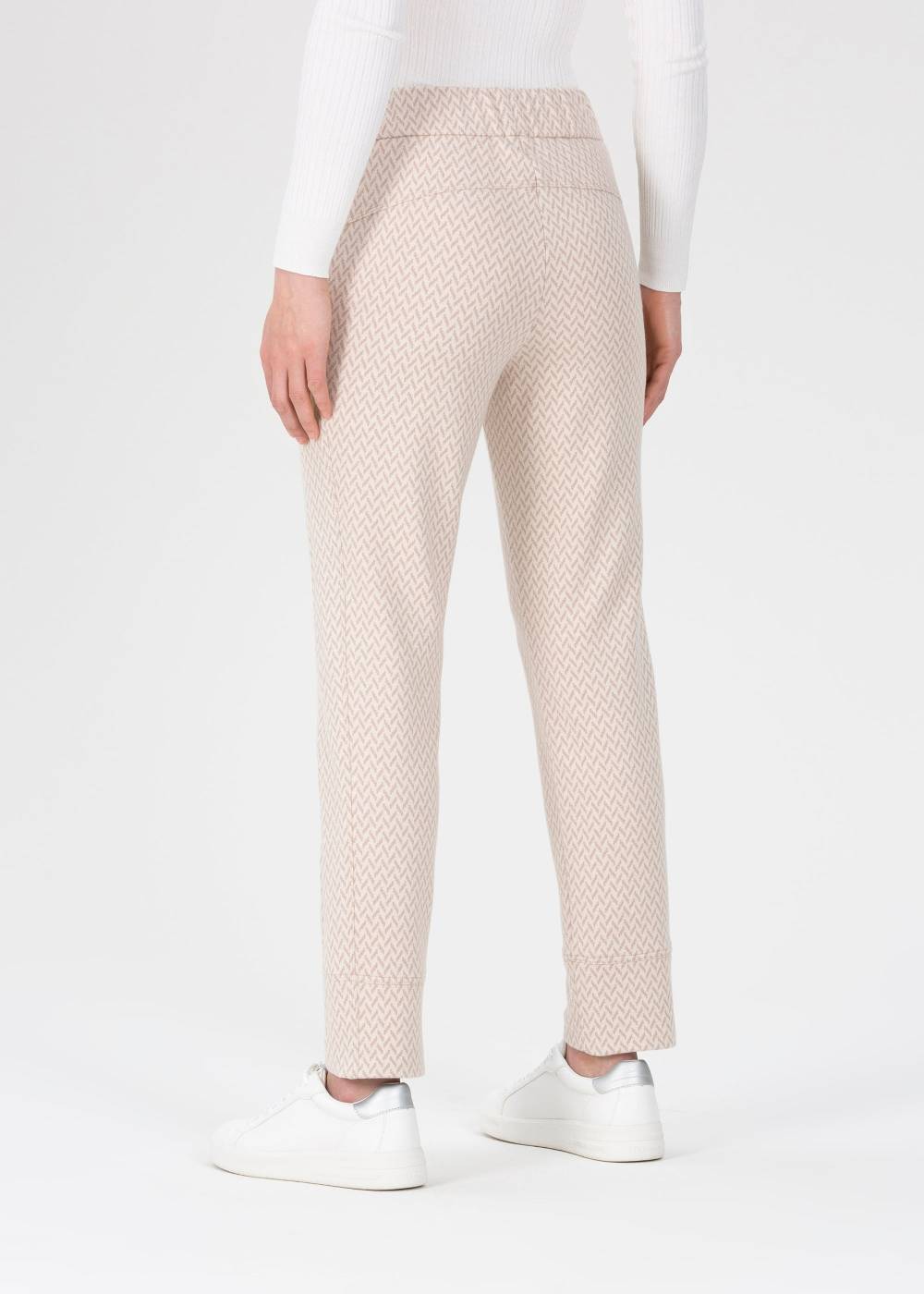 Stehmann Jogpants Roxana in Jersey mit Hahnentritt Angebote