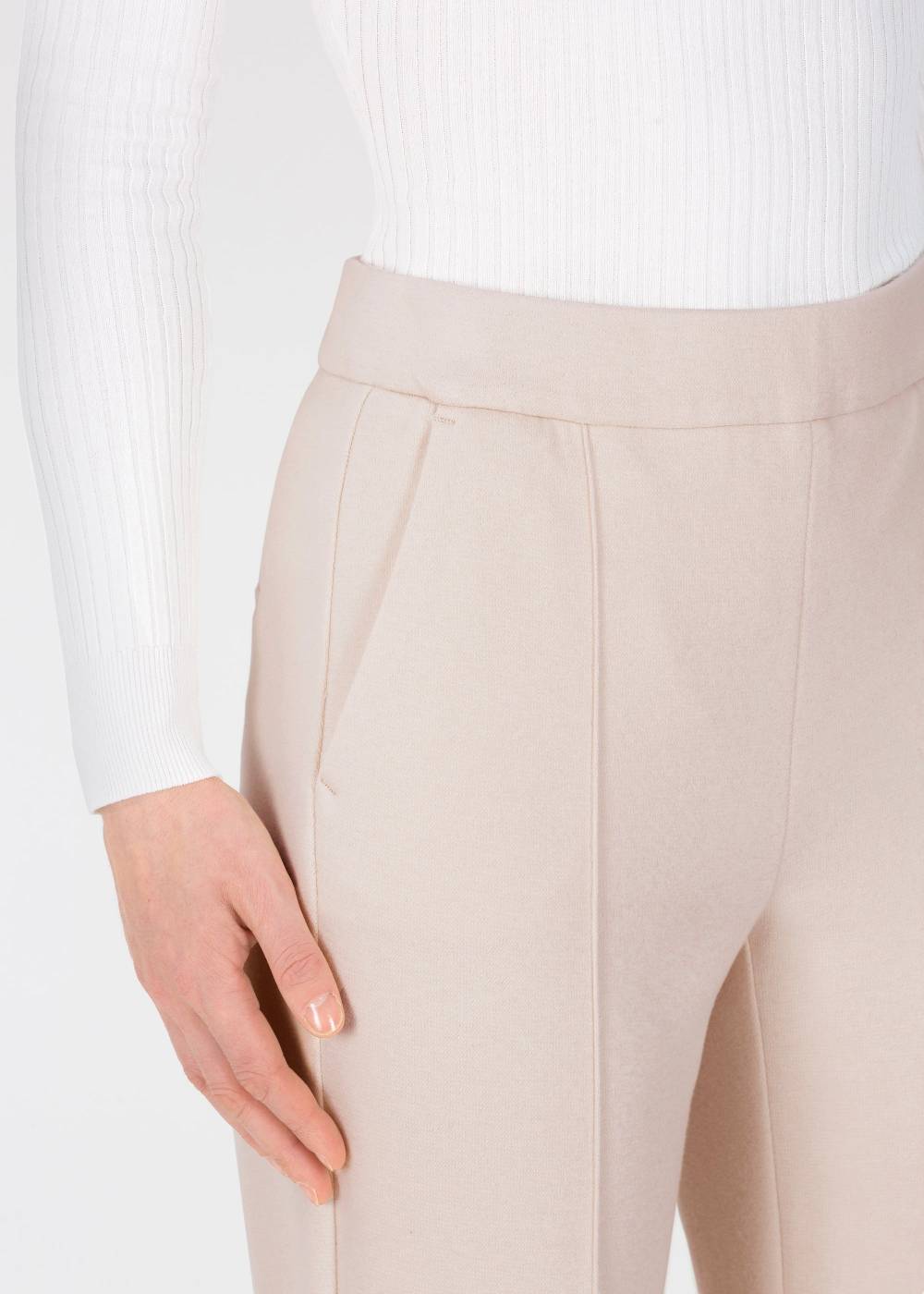 Stehmann Weite Hose Hellena in Cozy Jersey im Angebot