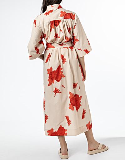 SECOND FEMALE Hemdblusenkleid mit Grafik-Print Schlussverkauf