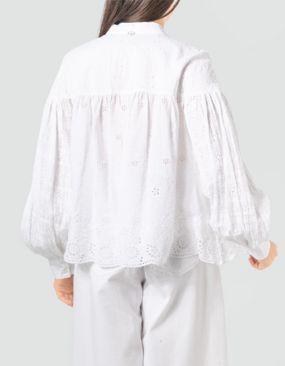 Replay Tunikabluse mit Metallic-Garn im Angebot