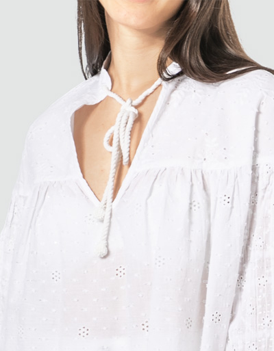 Replay Tunikabluse mit Metallic-Garn im Angebot