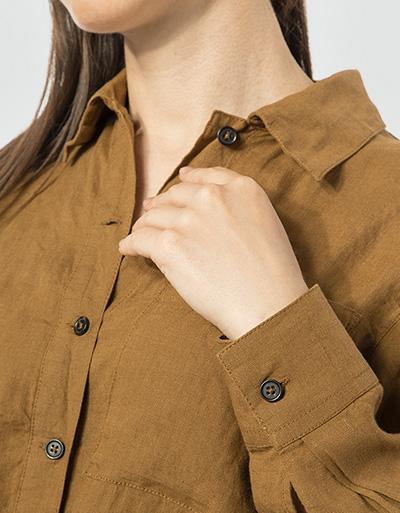 Marc O'Polo Leinen-Overall mit Taillenband Outlet