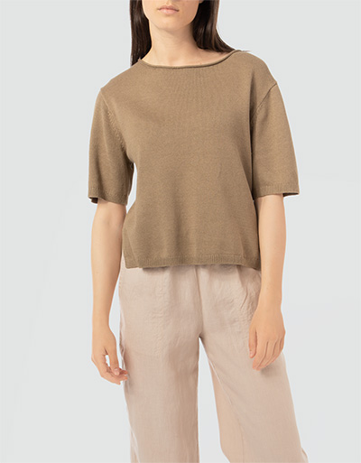 Marc O'Polo Kurzarmpullover mit rollierten Halsausschnitt Online