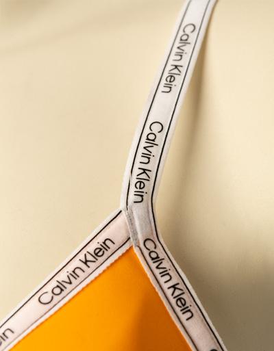 Calvin Klein Swimwear Bikini mit Logo-Schriftzug Outlet