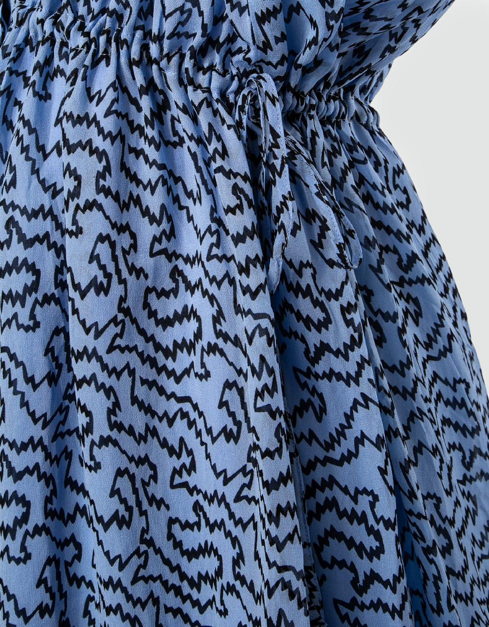 SECOND FEMALE Kleid aus Krepp Qualität Auslauf