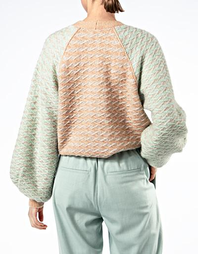 SECOND FEMALE Cardigan mit Alpakawolle Schlussverkauf
