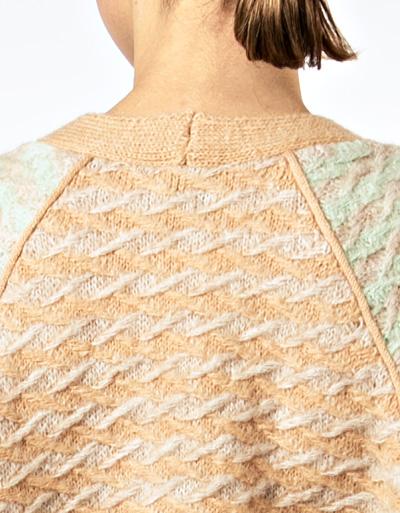 SECOND FEMALE Cardigan mit Alpakawolle Schlussverkauf