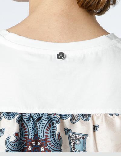 LIU JO Blusenshirt im Material Mix Blitzverkäufe