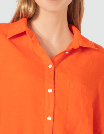 Replay Oversized Leinentunika Fabrikverkauf