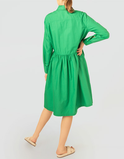 Marc O'Polo Blusenkleid mit gerafftem Rock im Angebot