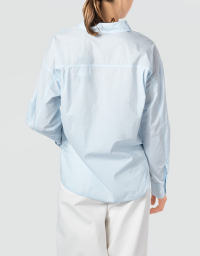 Marc O'Polo Bluse mit abgerundeten Seitenschlitzen Verkauf