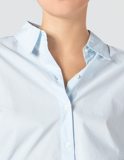 Marc O'Polo Bluse mit abgerundeten Seitenschlitzen Verkauf