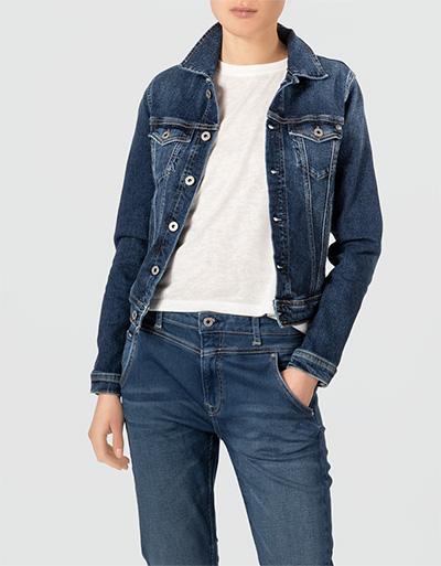 Pepe Jeans Jeansjacke in dunkler Waschung Outlet